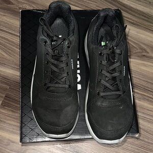 Voran work sneaker with composite toe.